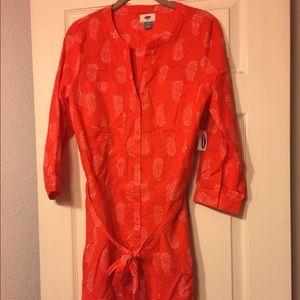 NWT Red Old Navy dress with inner lining